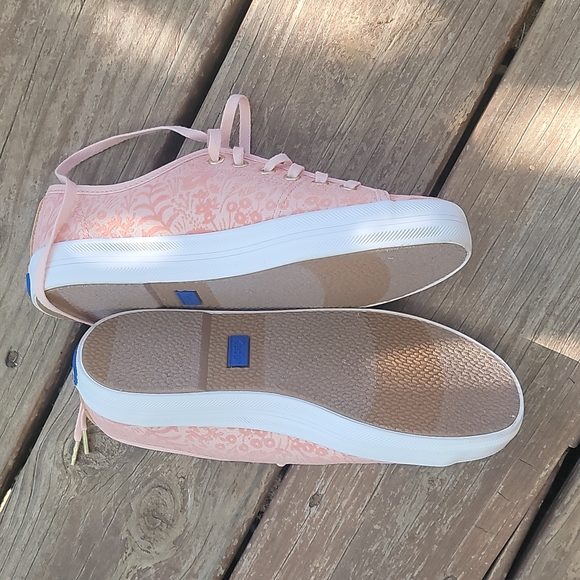 Keds Rifle paper Co peachy pink sneakers 5 - Picture 2 of 3